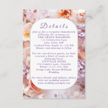 Carte de boîtier Mariage romantique Blush Garden