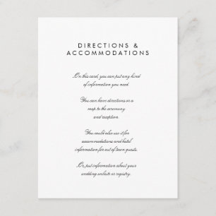 Carte de boîtier Mariage simple et chic 4,25 pouce