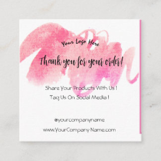 Carte de boîtier Merci