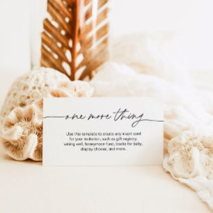 Carte de boîtier minimale EVERLEIGH - Une chose de