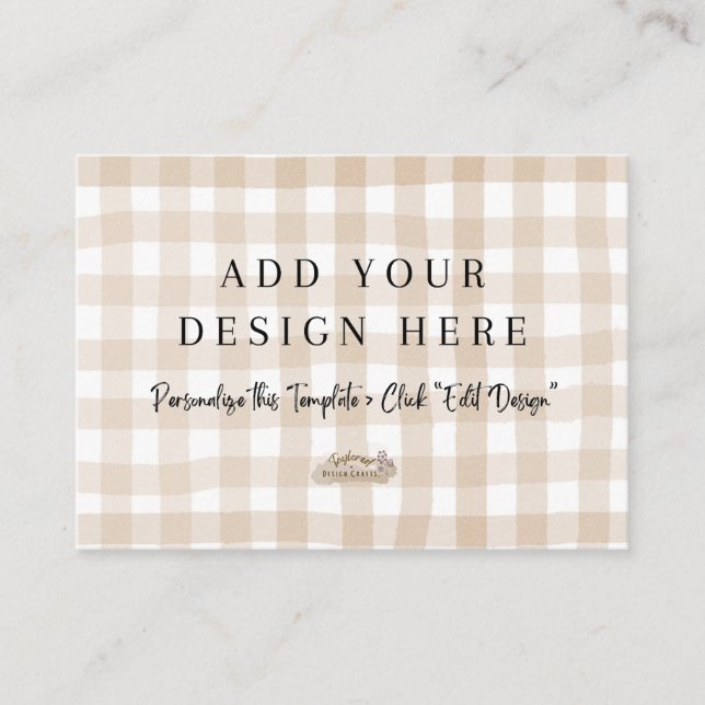 Carte de boîtier neutre de 3,5 po x 2,5 po (Devant)