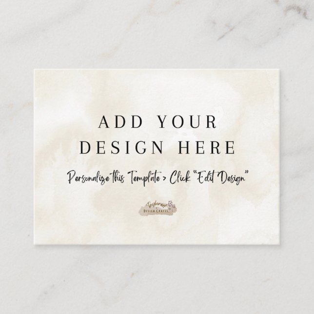 Carte de boîtier neutre de 3,5 po x 2,5 po (Devant)