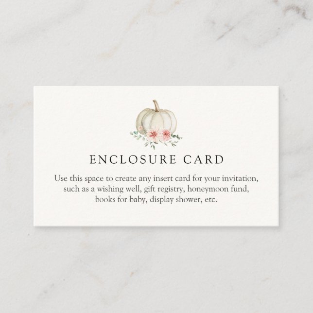 Carte de boîtier personnalisée pour petit Citrouil (Devant)