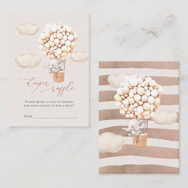 Carte de boîtier pour rabat éléphant (Devant / Derrière)