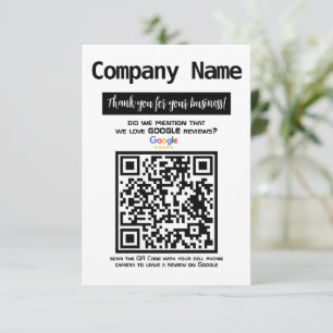 Carte de boîtier - QR Code Google Business Review