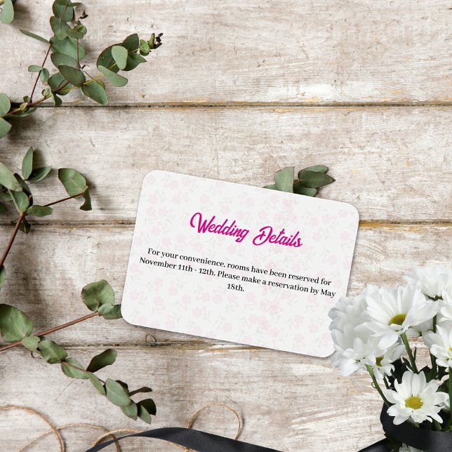 carte de boîtier rose floral (Créateur téléchargé)