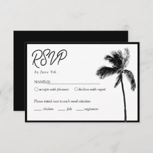Carte de boîtier RSVP Bat mitzvah personnalisée Pa
