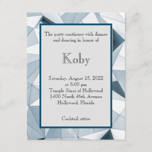 Carte de boîtier Triangle Blues