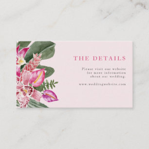 Carte de boîtier Tropical Details