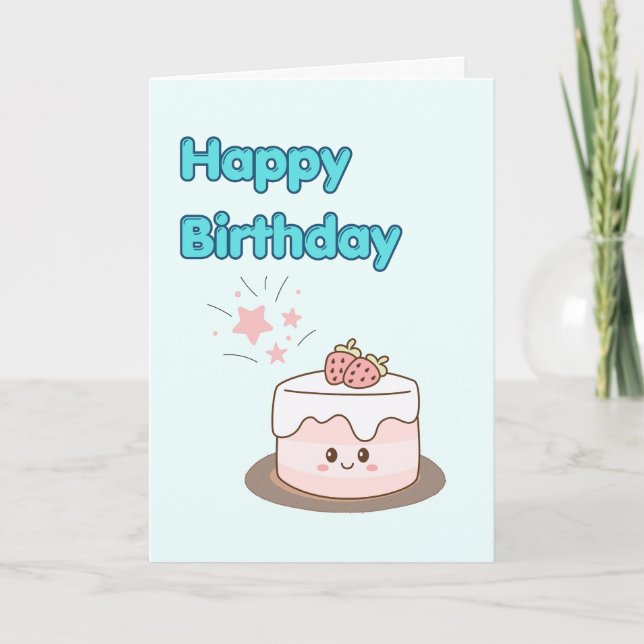 Carte de Bon Anniversaire (Devant)