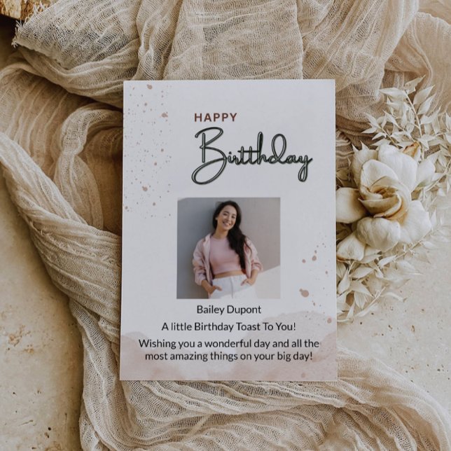 Carte de Bon Anniversaire (Happy Birthday Card)