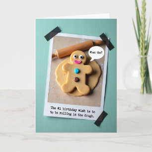 Carte de Bon Anniversaire Cookie Sucré