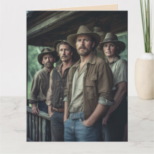 CARTE DE BON ANNIVERSAIRE DRÔLE HILLBILLY HILLBILL