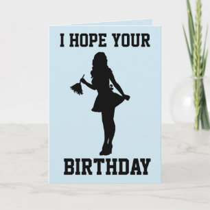 CARTE DE BON ANNIVERSAIRE FEMME DE MÉNAGE FRANÇAIS