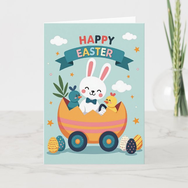 Carte de Bonheur de Printemps (Devant)