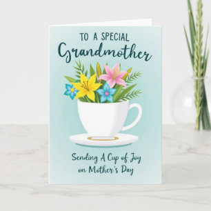 Carte de bonheur pour maman Lys rose