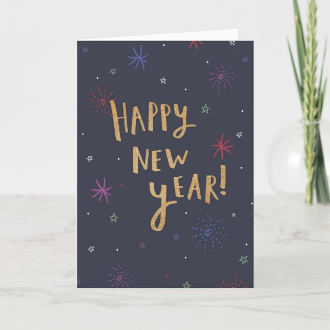 Carte de Bonne Année  (Devant)