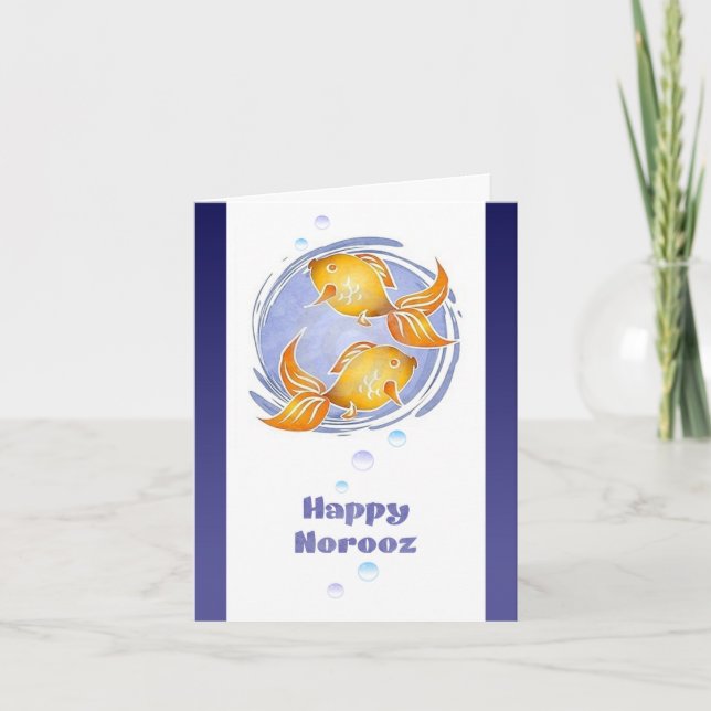 Carte de Bonne Année persane Norooz (Devant)