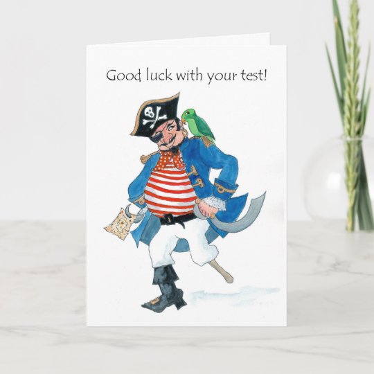 Carte De Bonne Chance De Pirate Zazzle Fr