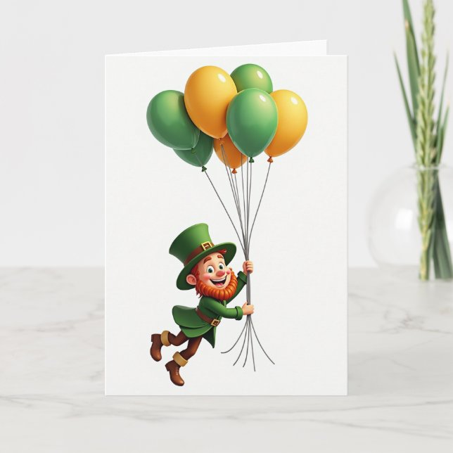 Carte de Bonne Chance Lutins Chanceux (Devant)