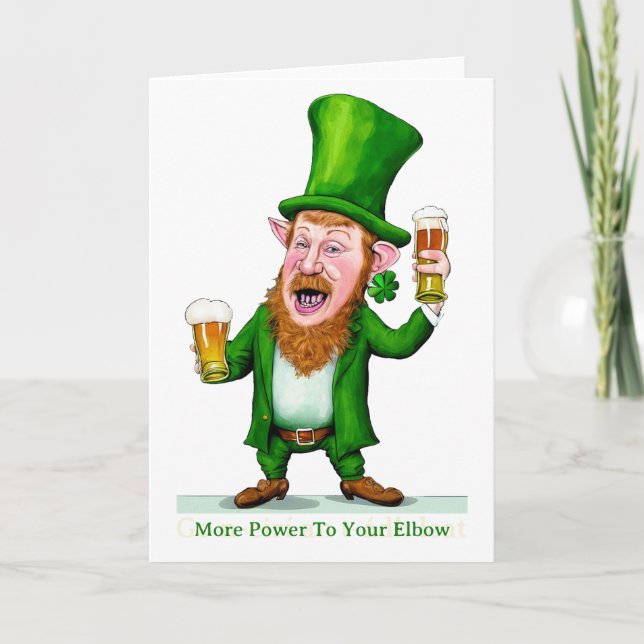 Carte de Bonne Fête de la Saint-Patrick (Devant)