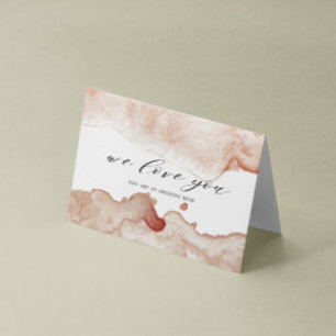 carte de bonne fête des mères à l'aquarelle