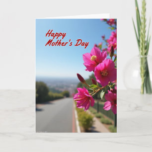 Carte de Bonne Fête Maman par une Journée Ensoleil