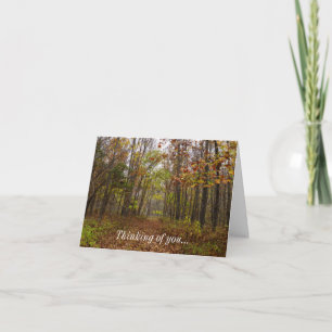 Carte de Bonne Pensée Automne Plaisir