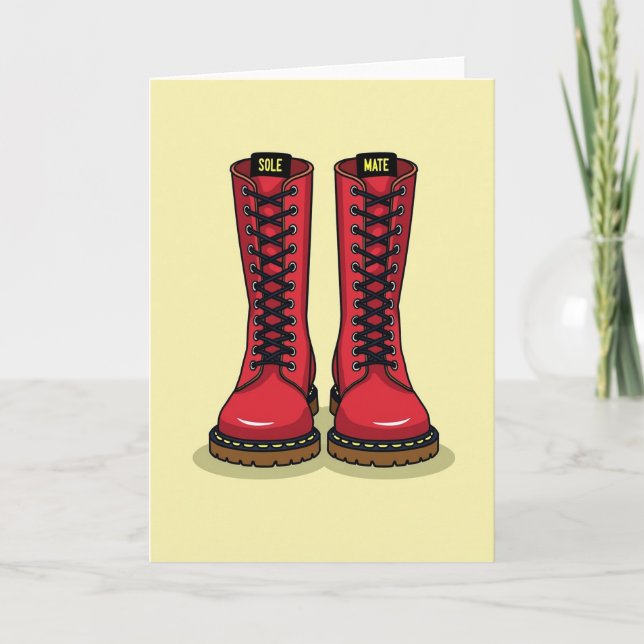 Carte de bottes de l'amour de la âme sœur (Devant)