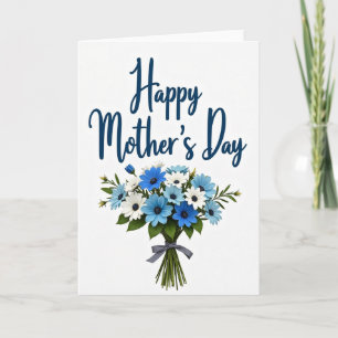 Carte de bouquet Azure Blooms