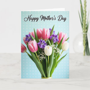 Carte de bouquet de fleurs à l'aquarelle