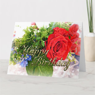 Cadeaux Bouquet Joyeux Anniversaire Zazzle Fr