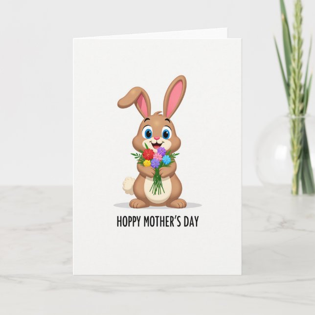 Carte de bouquet Matte Happy (Devant)