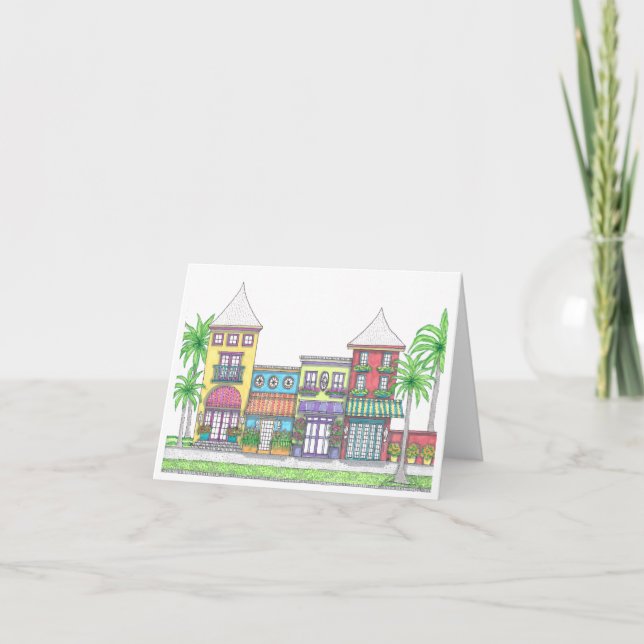 Carte de boutiques tropicales (Devant)
