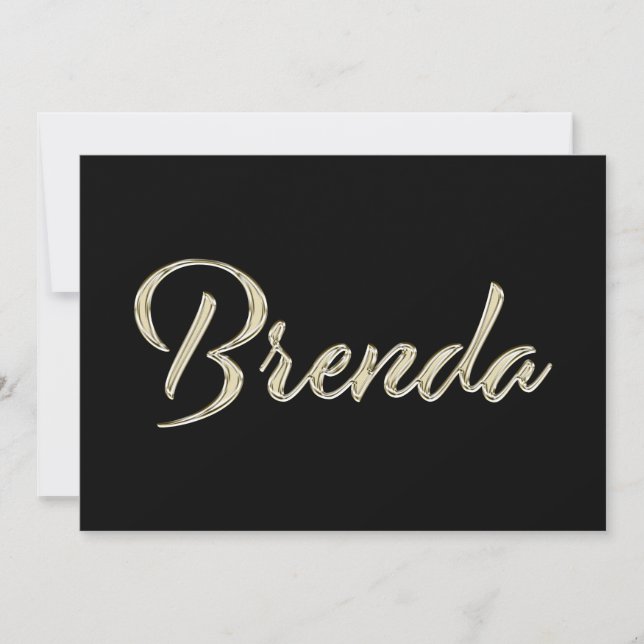 Carte de Brenda white gold (Devant)