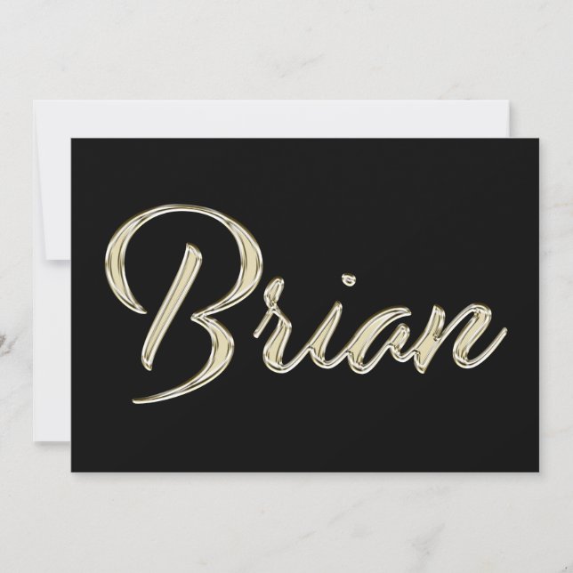 Carte de Brian White Gold (Devant)