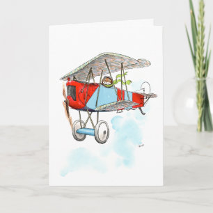 Carte de Bunny Biplane