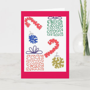 Carte de cadeaux de Noël
