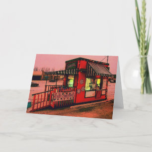 Carte de café de Noël