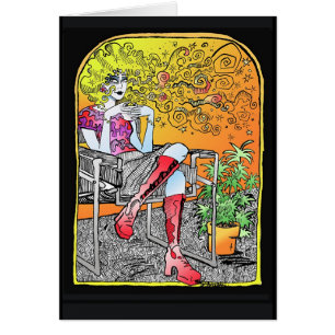 Carte de café d'O de tasse