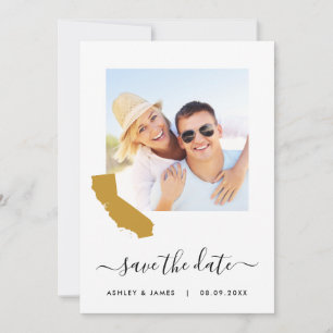 Carte de Californie Mariage photo Enregistrer la c