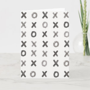 Carte de câlins et bisous Xoxo