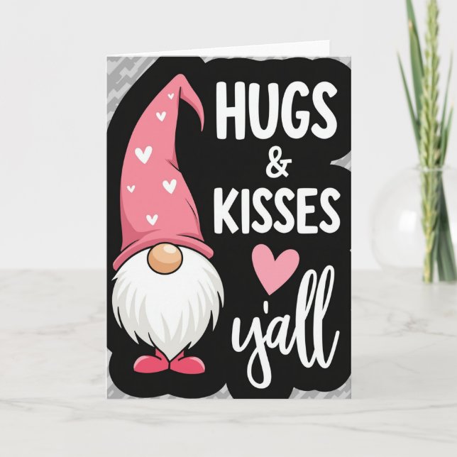 Carte de câlins et de bisous de gnome sincère (Devant)