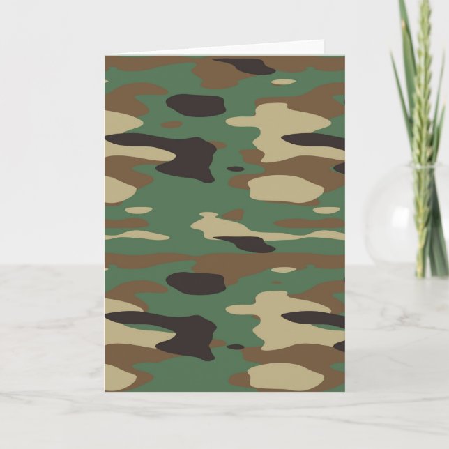 Carte de camouflage vert (Devant)