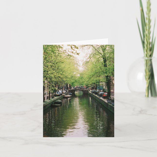 Carte de canal d'Amsterdam (Devant)