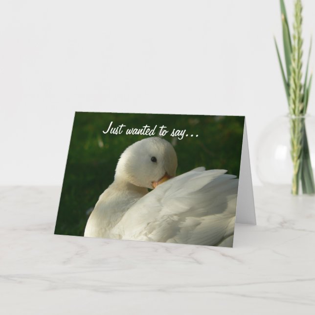Carte de canard (Devant)
