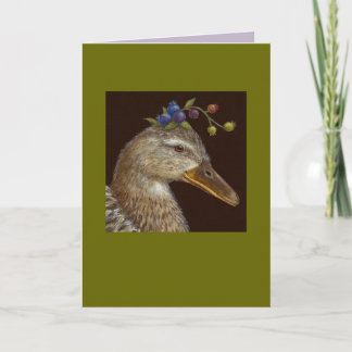 Carte de canard de Mallard