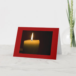 Carte de Candle Christmas