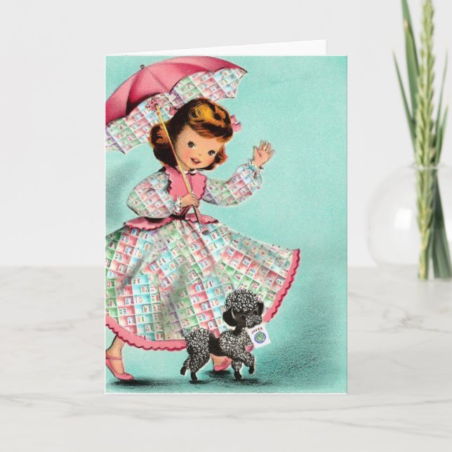 Carte de caniche d'heure-milliampère Jongg (Devant)