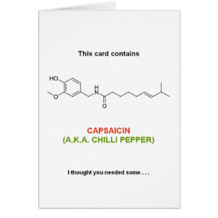 Carte de capsaïcine
